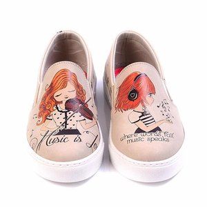 Goby Shoes - Violinist Girl Musical Sneakers
